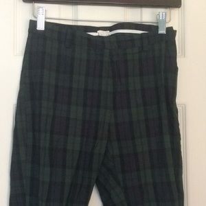 Plaid trousers